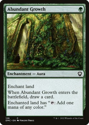 Abundant Growth DMC 128 NM Magic: The Gathering
