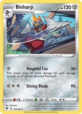 Bisharp 116/189 SWSH10: Astral Radiance Pokémon TCG
