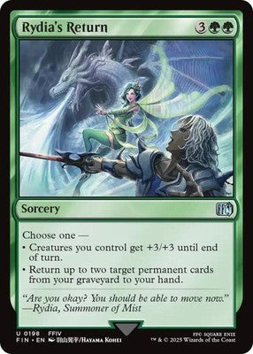 Rydia's Return FIN 198 NM Magic: The Gathering