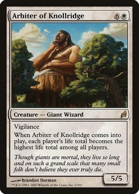 Arbiter of Knollridge LRW 2 LP Magic: The Gathering