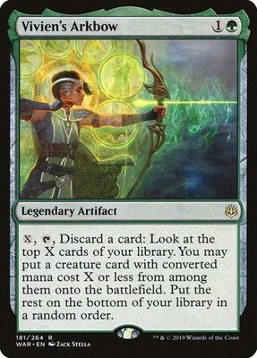 Vivien's Arkbow WAR 181 NM Magic: The Gathering