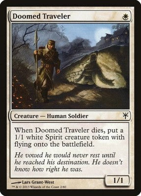 Doomed Traveler DDK 2 NM Magic: The Gathering