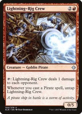 Lightning-Rig Crew XLN 150 NM Magic: The Gathering