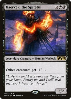 Kaervek, the Spiteful M21 106 NM Magic: The Gathering