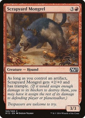Scrapyard Mongrel M15 160 NM Magic: The Gathering