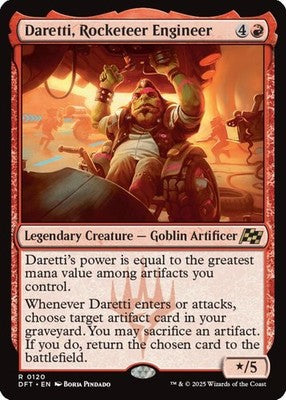 Daretti, Rocketeer Engineer DFT 120 NM Magic: The Gathering