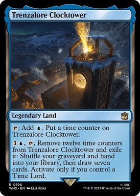 Trenzalore Clocktower WHO 190 NM Magic: The Gathering