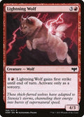 Lightning Wolf VOW 168 LP Magic: The Gathering