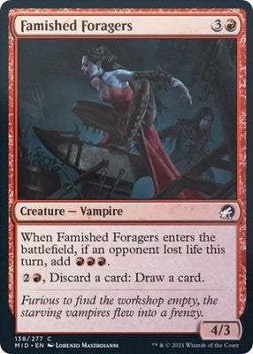 Famished Foragers MID 138 Foil LP Magic: The Gathering