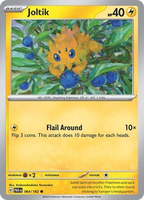 Joltik 064/182 SV04: Paradox Rift Reverse Holofoil Pokémon TCG