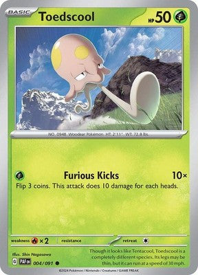 Toedscool 004/091 SV: Paldean Fates Pokémon TCG