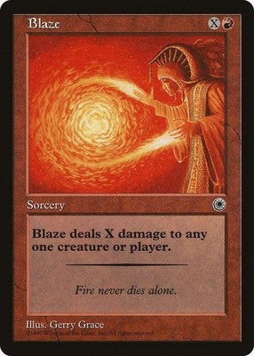 Blaze POR 118 LP Magic: The Gathering