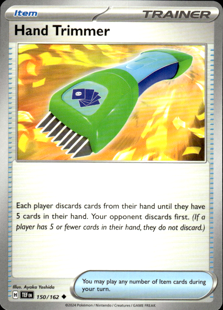 Hand Trimmer Temporal Forces 150/162 Uncommon Pokémon — English Near Mint