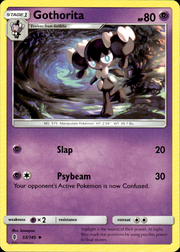 Gothorita SM - Guardians Rising 53/145 Uncommon Pokémon — English Near Mint