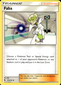 Faba SM - Lost Thunder 173/214 Uncommon Pokémon — English Lightly Played