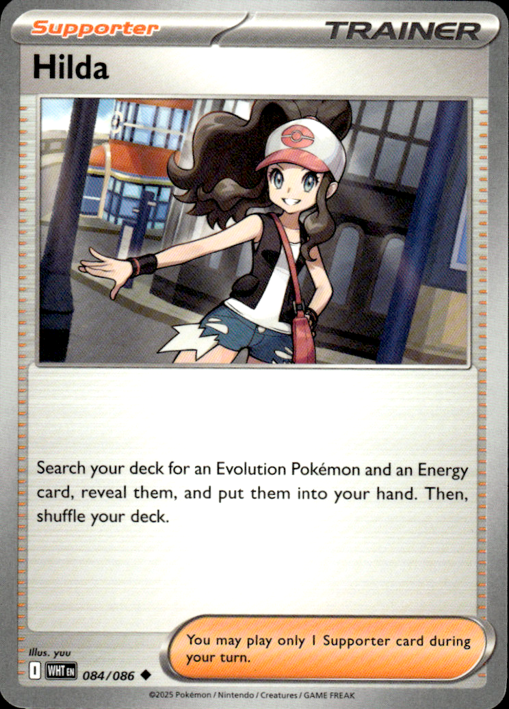 Hilda White Flare 084/086 Uncommon Pokémon — English Near Mint