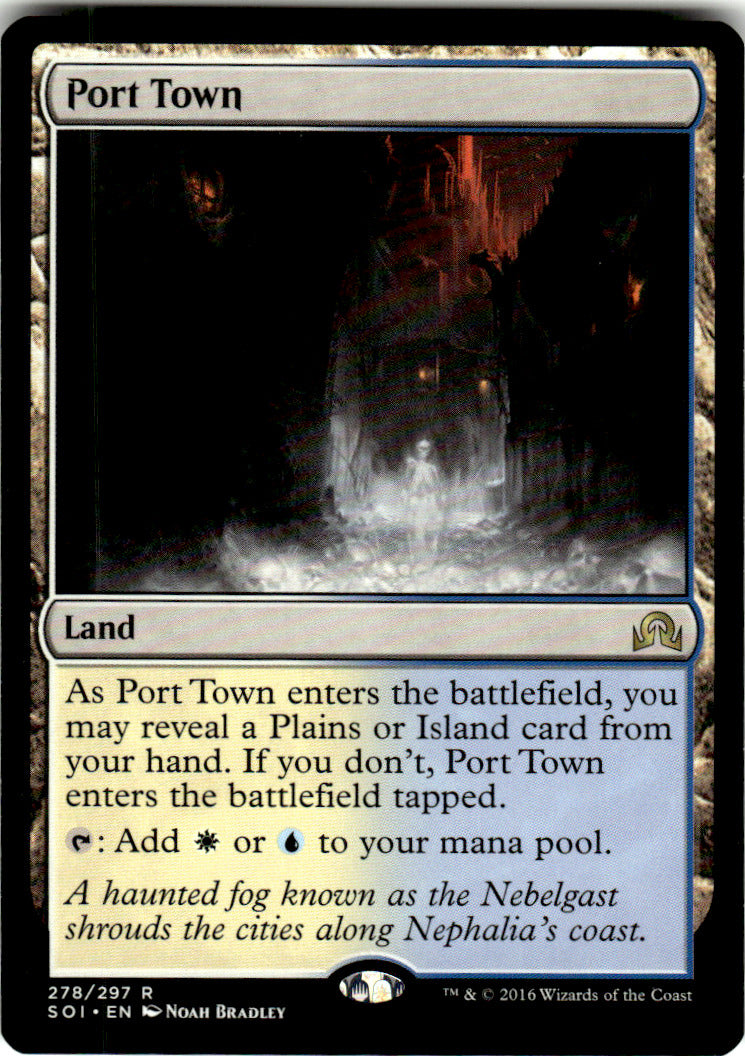 Port Town Shadows over Innistrad 278 R Magic: The Gathering Near Mint