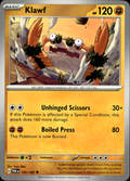Klawf Paradox Rift 105/182 Uncommon Pokémon — English Near Mint