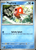 Magikarp Scarlet & Violet 151 129/165 Common Pokémon — English Near Mint