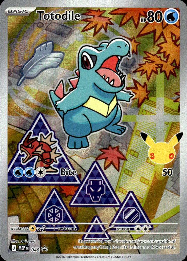 Totodile - 048 Mega Evolution Promo 48 Promo Holo Pokémon — English Near Mint