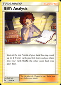 Bill's Analysis Hidden Fates 51/68 Rare Pokémon — English Near Mint