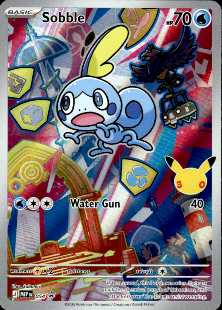 Sobble - 054 Mega Evolution Promo 54 Promo Holo Pokémon — English Near Mint