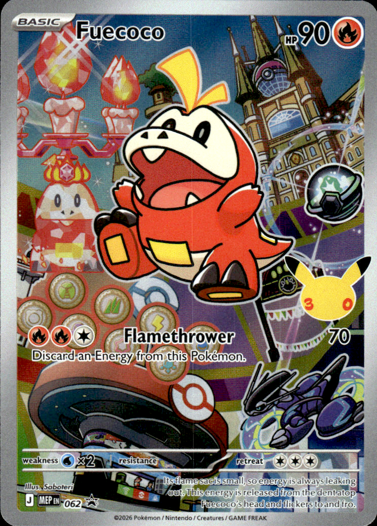 Fuecoco - 062 Mega Evolution Promo 62 Promo Holo Pokémon — English Near Mint