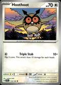 Hoothoot Stellar Crown 114/142 Common Pokémon — English Near Mint