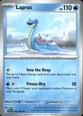 Lapras Paldean Fates 016/091 Common Pokémon — English Near Mint