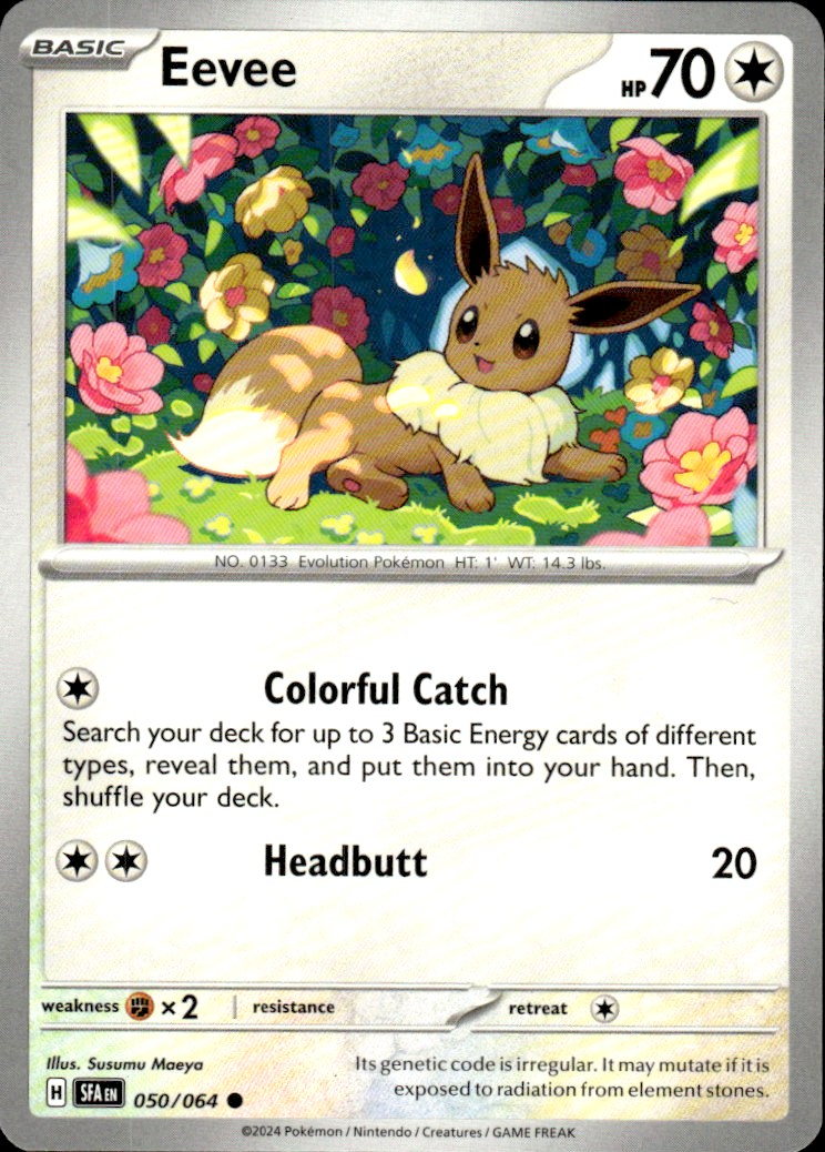 Eevee Shrouded Fable 050/064 Common Pokémon — English Near Mint