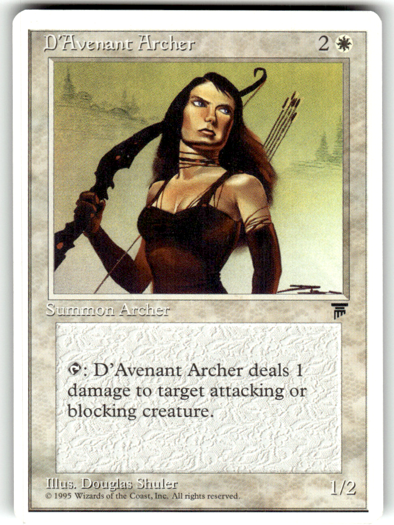 D'Avenant Archer Chronicles C Magic: The Gathering Lightly Played