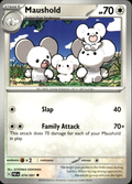 Maushold Paldean Fates 074/091 Uncommon Pokémon — English Near Mint
