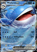 Wailord ex Pitch Black 16/84 Double Rare Holo Pokémon — English Near Mint