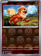 Growlithe (Poke Ball Pattern) 058/165 SV2a: Pokemon Card 151 Pokemon Japanese NM