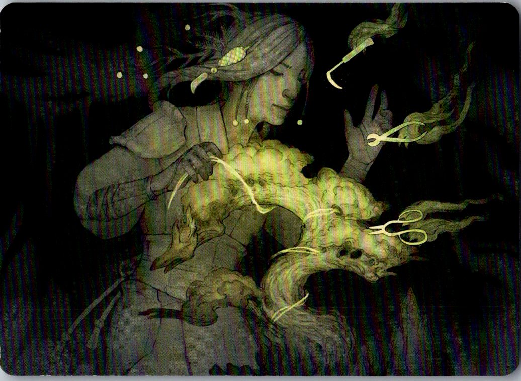 Careful Cultivation Art Card 21 Art Series: Kamigawa: Neon Dynasty MTG LP