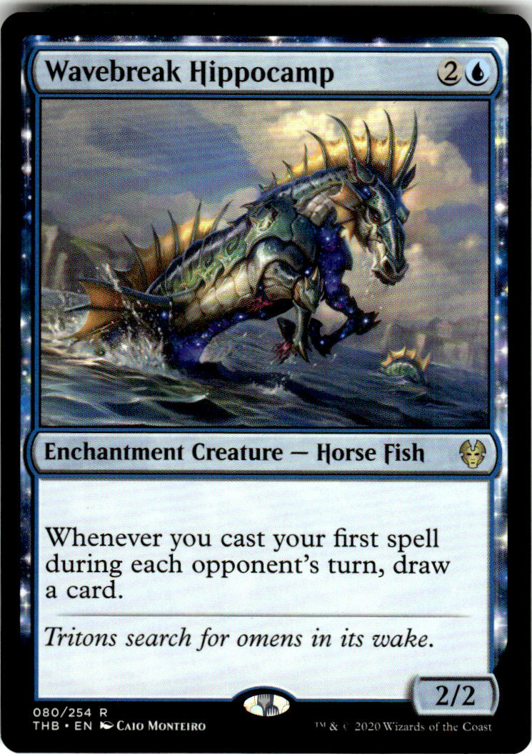 Wavebreak Hippocamp Theros Beyond Death 80 R Magic: The Gathering Near Mint