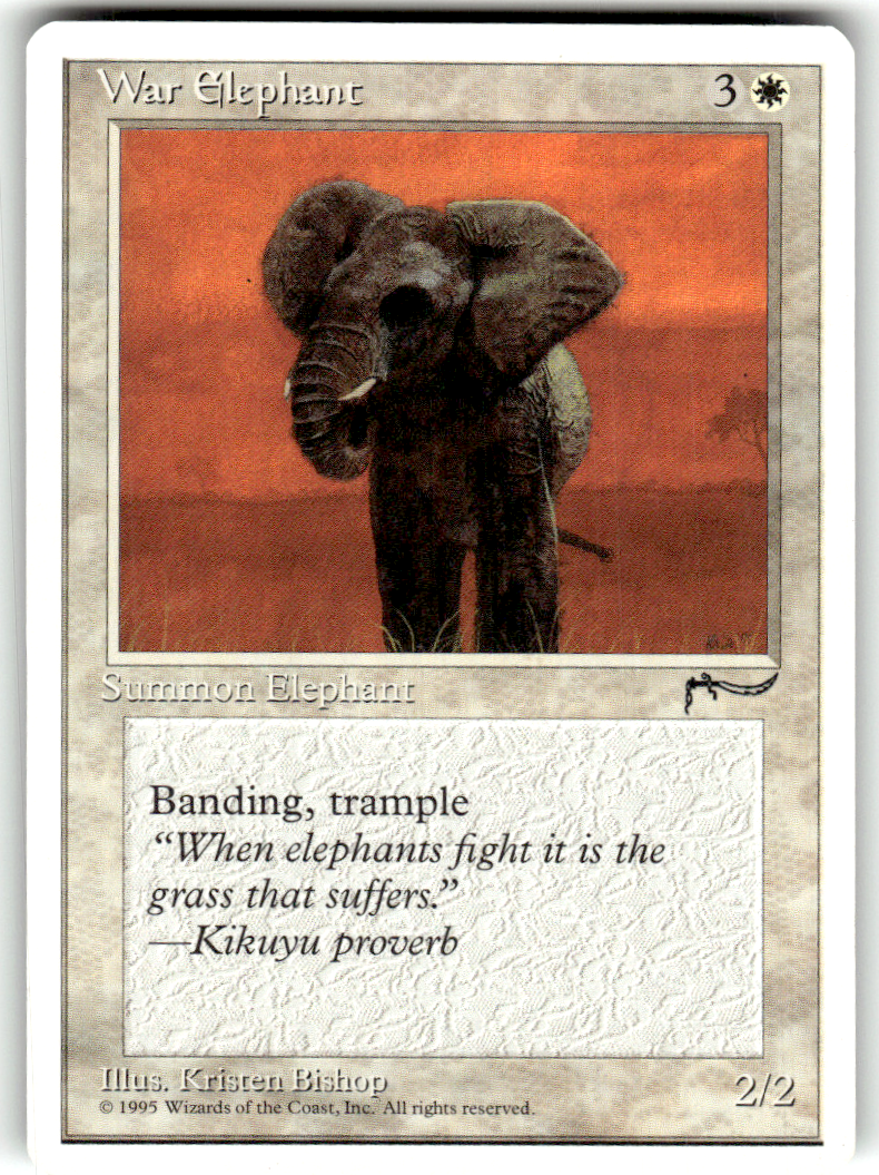 War Elephant Chronicles C Magic: The Gathering Lightly Played