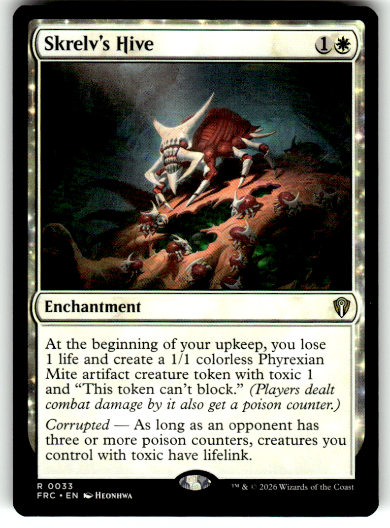 Skrelv's Hive Commander: Reality Fracture 33 R Magic: The Gathering Near Mint