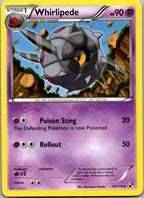 Whirlipede 53/114 Uncommon Black & White Pokemon Heavily Played