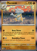 Marowak Scarlet & Violet 151 105/165 Rare Holo Pokémon — English Near Mint