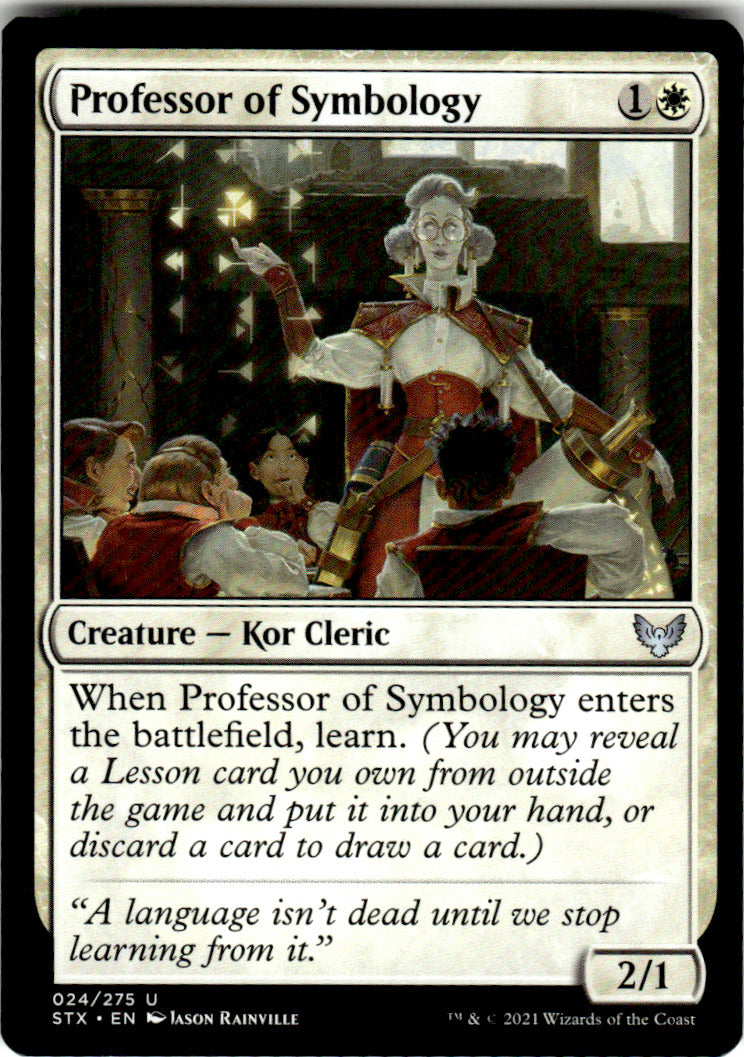 Professor of Symbology Strixhaven: School of Mages 24 U Magic: The Gathering