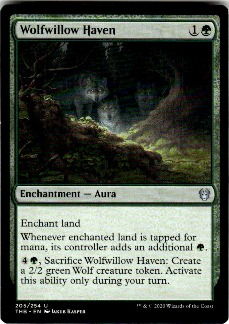 Wolfwillow Haven Theros Beyond Death 205 U Magic: The Gathering Near Mint