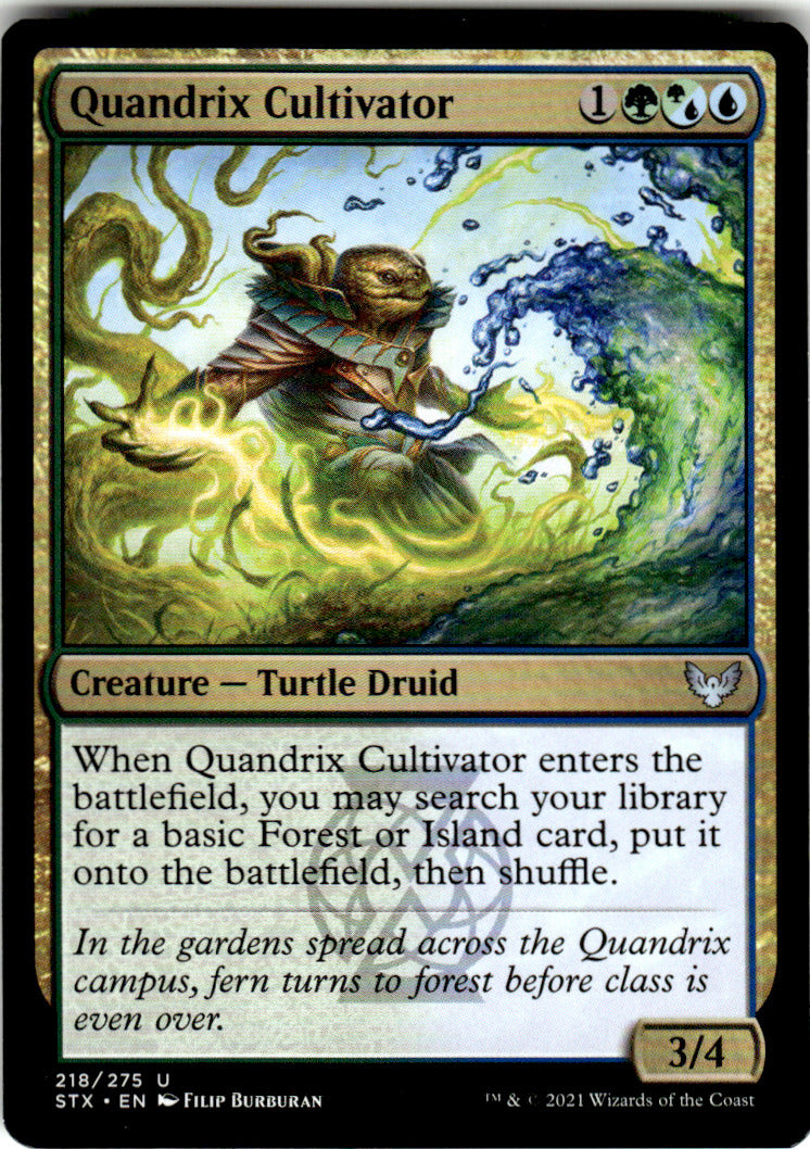 Quandrix Cultivator Strixhaven: School of Mages 218 U Magic: The Gathering