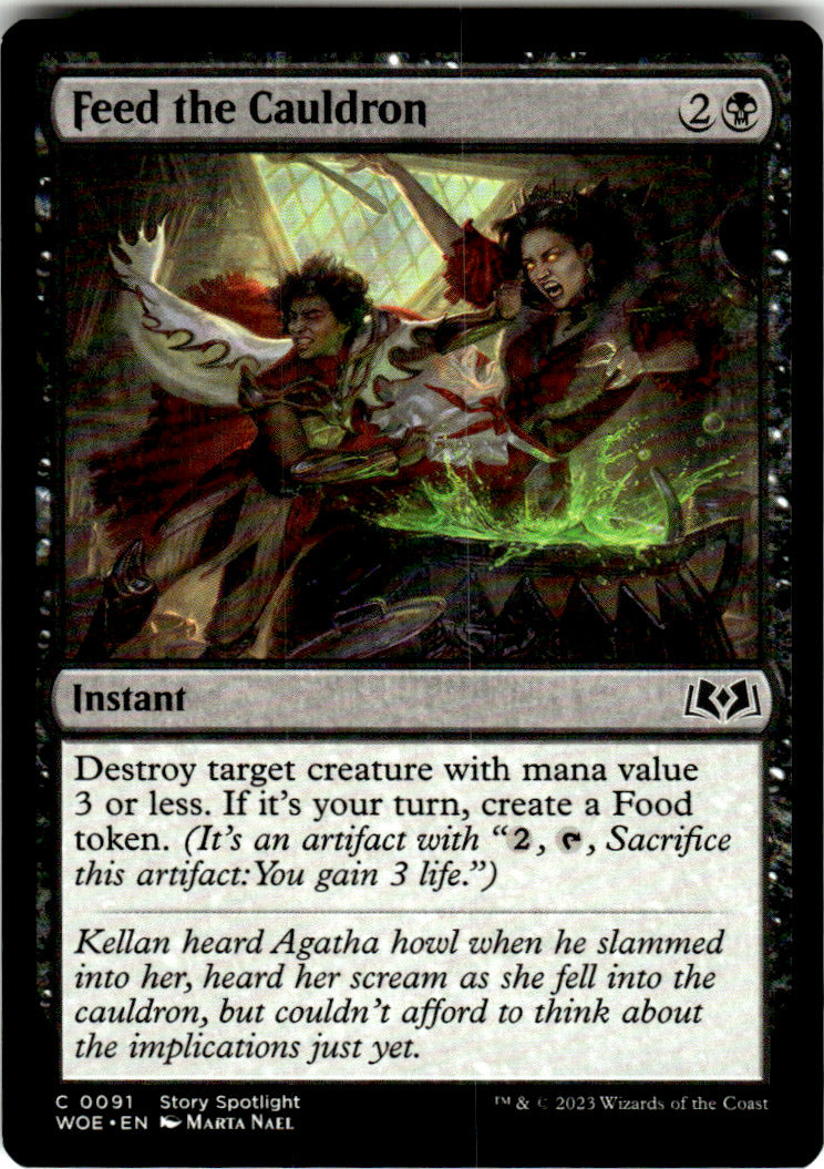 Feed the Cauldron Wilds of Eldraine 91 C Magic: The Gathering Near Mint