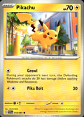 Pikachu Paldean Fates 018/091 Common Pokémon — English Near Mint