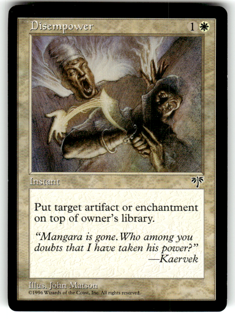 Disempower Mirage C Magic: The Gathering Near Mint