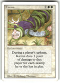 Karma Revised Edition U Magic: The Gathering Lightly Played