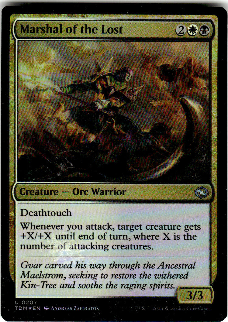 Marshal of the Lost Tarkir: Dragonstorm 207 U Foil Magic: The Gathering