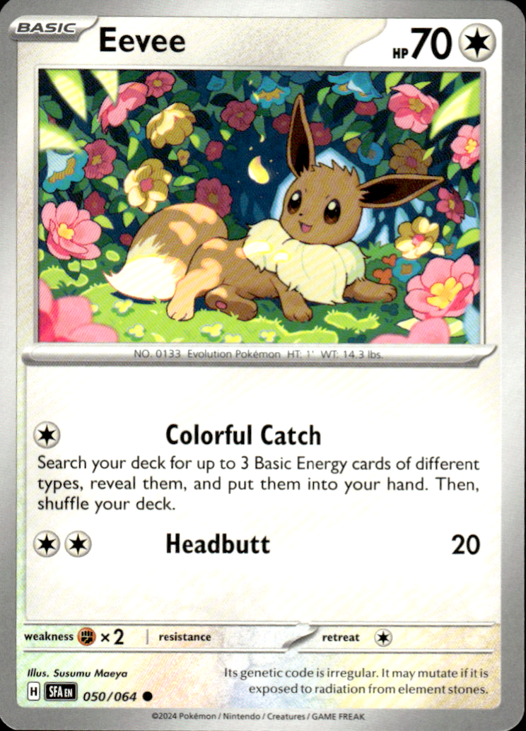 Eevee Shrouded Fable 050/064 Common Pokémon — English Near Mint