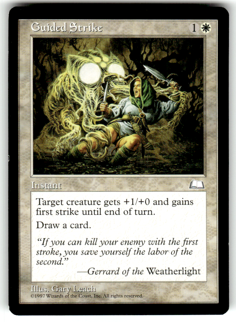 Guided Strike Weatherlight C Magic: The Gathering Near Mint